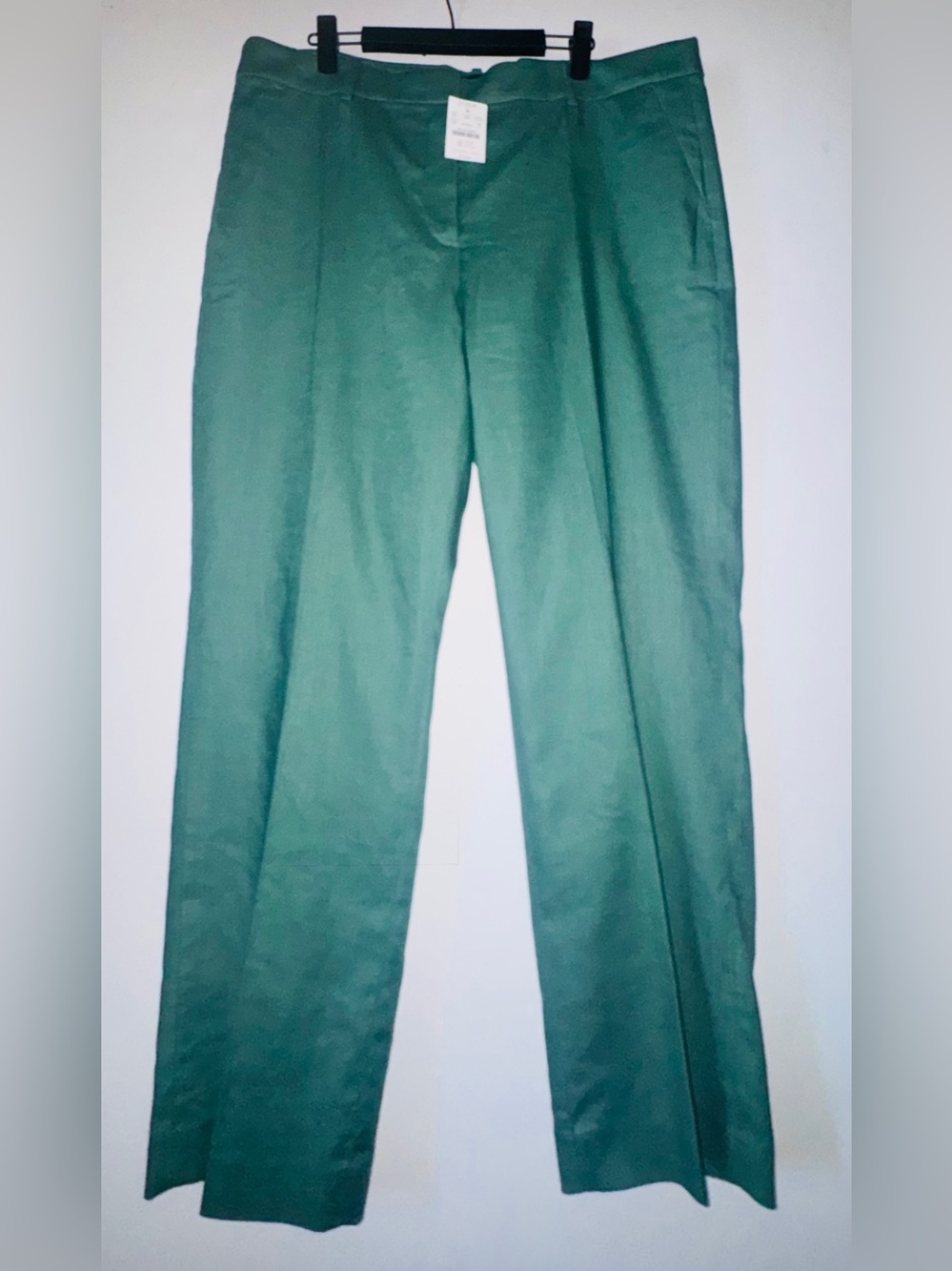 NWT J. Crew Kallie Linen blend Lampost Green Pants